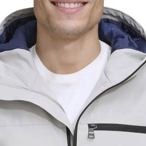 Tommy Hilfiger Men's Performance Jacket, Gray, XL, NWT - Picture 4 of 16